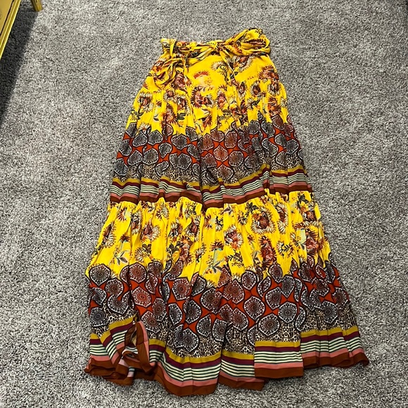 EUC Alexis Erris Maxi Skirt in Amber Bloom M - Picture 4 of 7